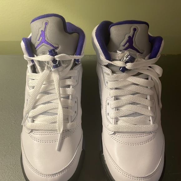 Brand new in original box/wrapping Jordan 5 dark concord size 6.5 in W 5 in M - Picture 3 of 5